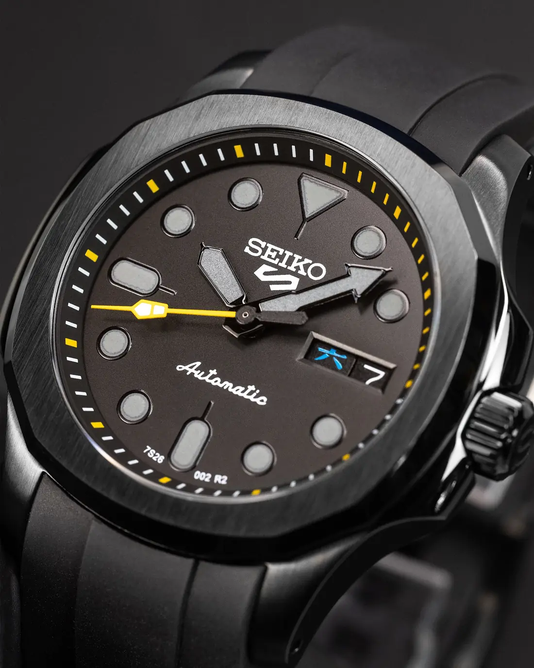 Midnight Stinger on the wrist